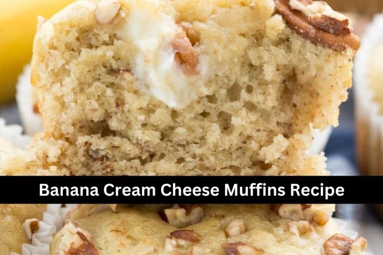 Banana Cream Cheese Muffins Recipe
