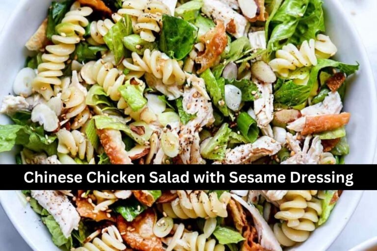 Chinese Chicken Salad with Sesame Dressing