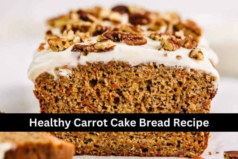 Healthy Carrot Cake Bread Recipe