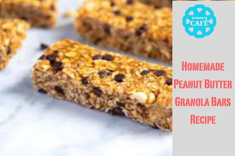 Homemade Peanut Butter Granola Bars Recipe