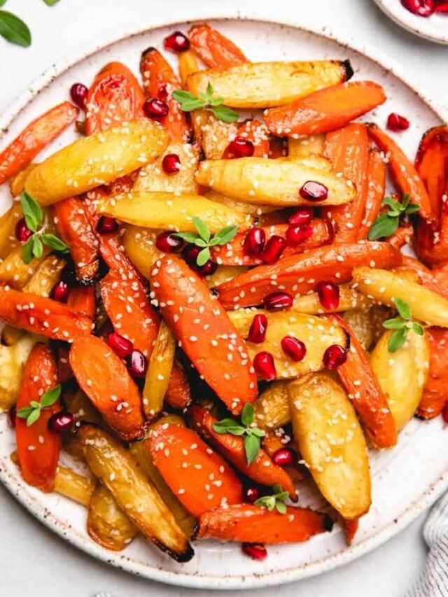 Healthy Honey Roasted Carrots And Parsnips Recipe